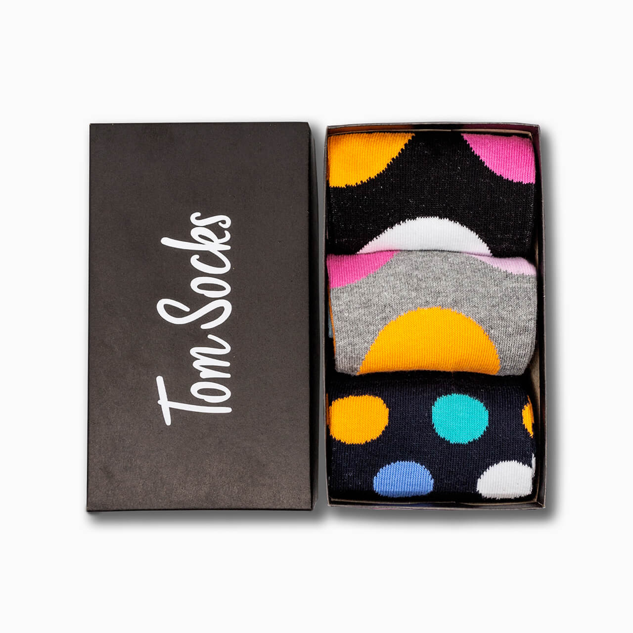 Grey Dots Gift Box 3-Pack